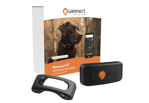 GPS Tracker für Hunde - Weenect XT - Ohne Halsband - Schwarz