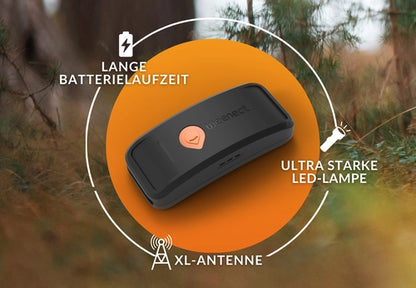 GPS Tracker für Hunde - Weenect XT - Ohne Halsband - Schwarz