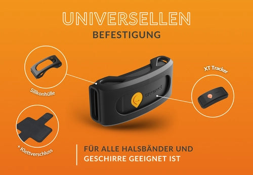 GPS Tracker für Hunde - Weenect XT - Ohne Halsband - Schwarz